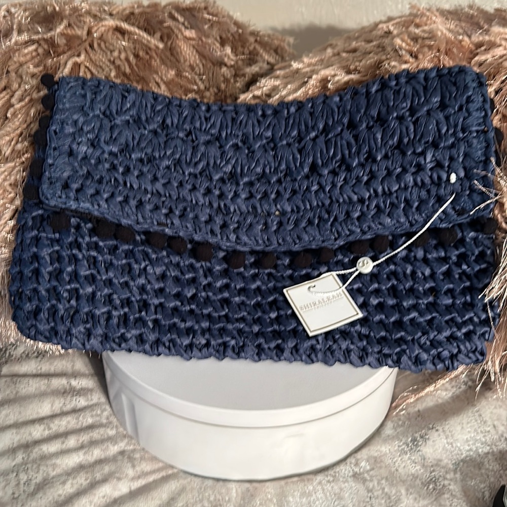 Shiraleah new woven clutches.